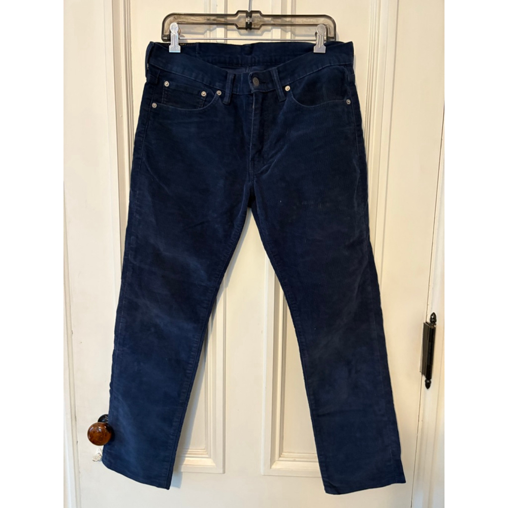 Levi's mens Navy Corduroy Pants Waist 32